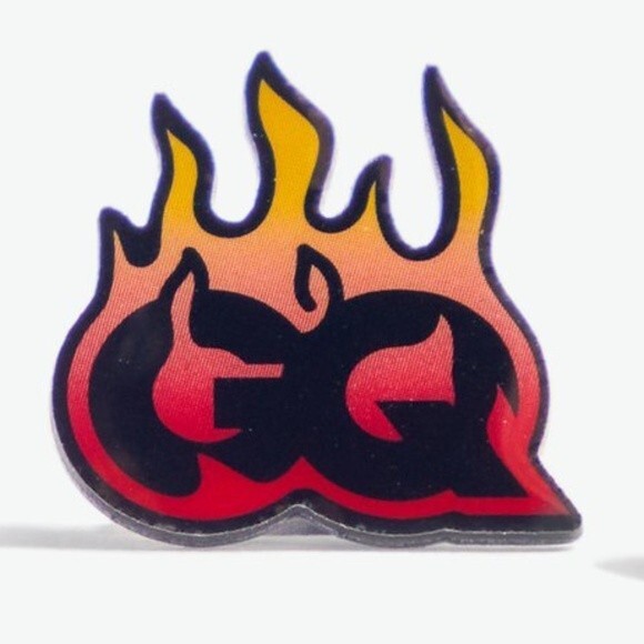 Exclusive Pintrill x GQ Enamel Fire Flames Pin - Picture 3 of 6